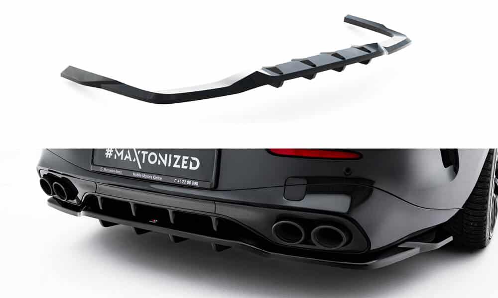 MAXTON DESIGN - Spojler pod zadný nárazník Mercedes-AMG CLE 53 C236, Čierny lesk