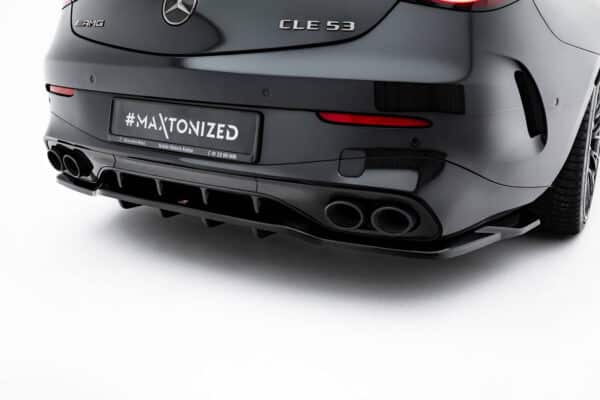 MAXTON DESIGN - Spojler pod zadný nárazník Mercedes-AMG CLE 53 C236, Čierny lesk – Obrázok 2