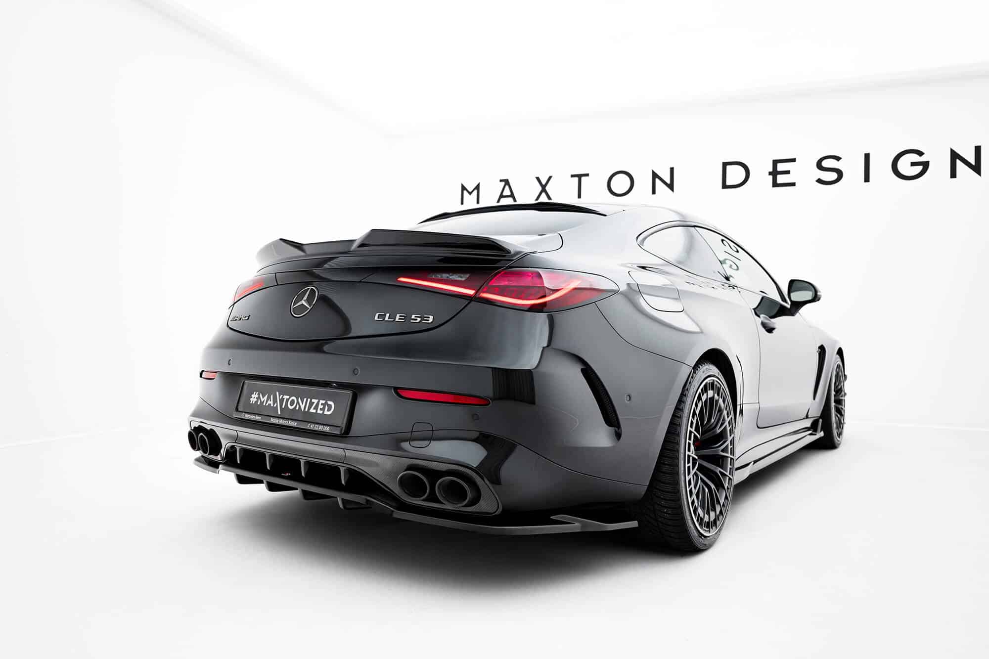 MAXTON DESIGN - Spojler pod zadný nárazník Mercedes-AMG CLE 53 C236, Čierny lesk – Obrázok 6