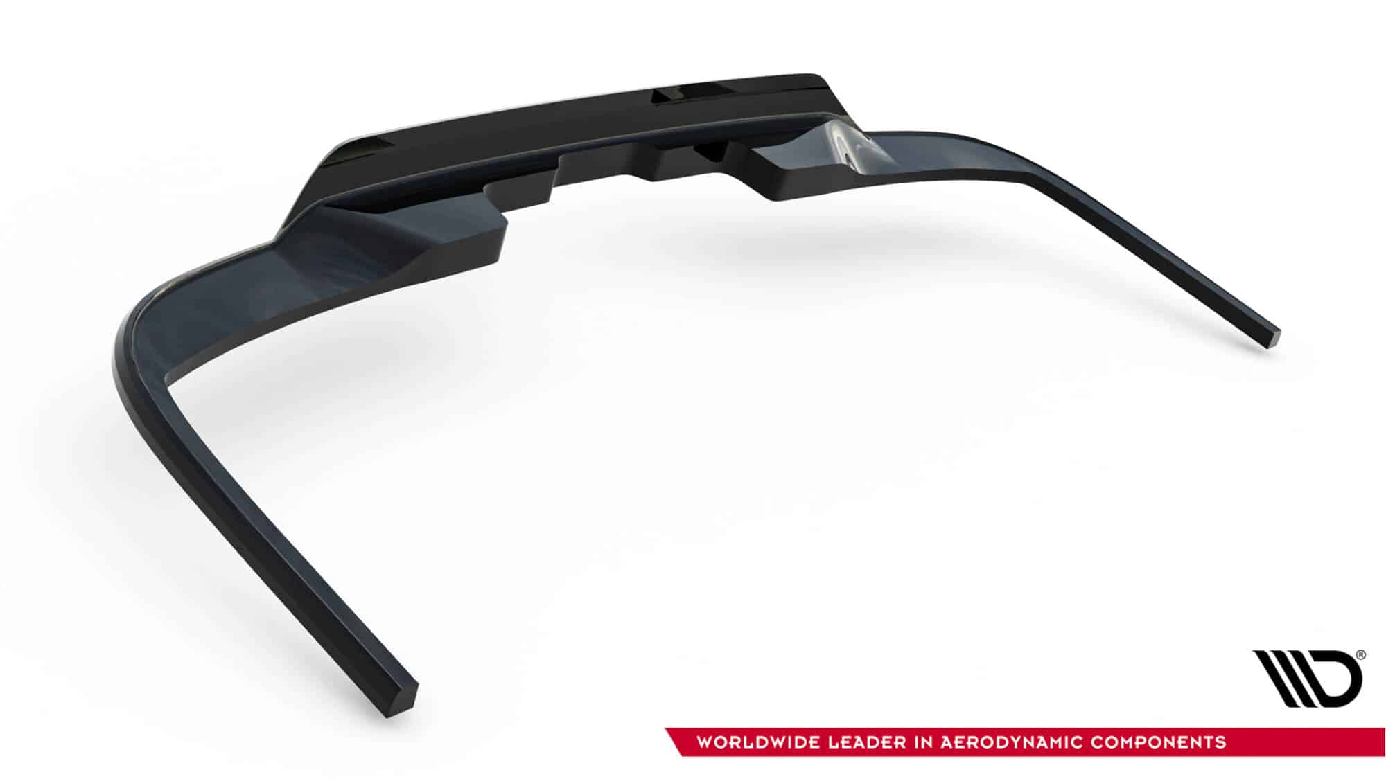 MAXTON DESIGN - Spojler pod zadný nárazník Volkswagen Multivan Long T7, Čierny lesk – Obrázok 3