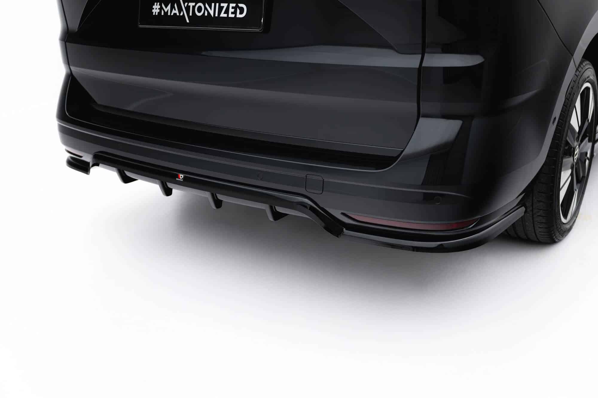 MAXTON DESIGN - Spojler pod zadný nárazník Volkswagen Multivan Long T7, Čierny lesk – Obrázok 7