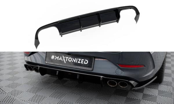 MAXTON DESIGN - Difúzor zadného nárazníka Cupra Leon ST Mk1, Čierny lesk