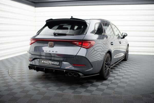 MAXTON DESIGN - Difúzor zadného nárazníka Cupra Leon ST Mk1, Čierny lesk – Obrázok 2