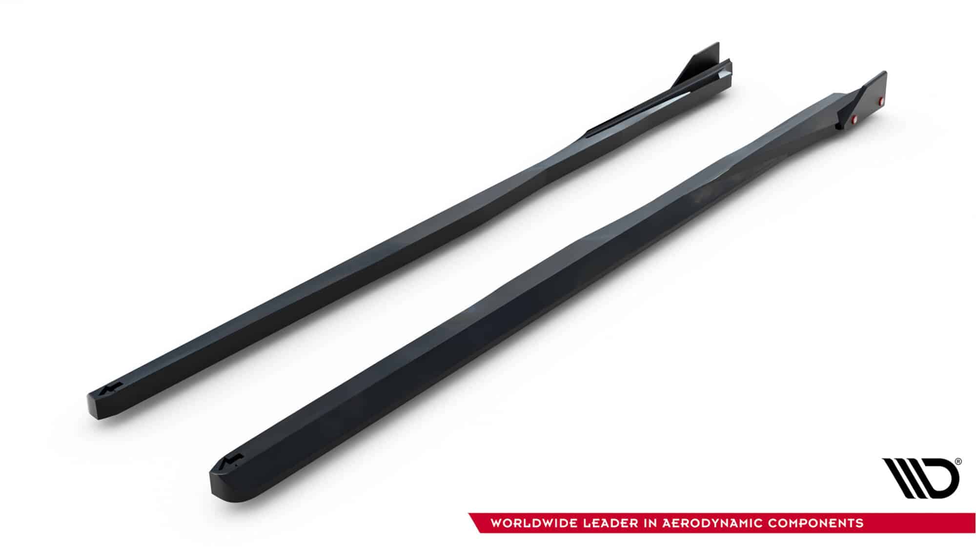 MAXTON DESIGN - Lišty pod bočné prahy + Splitre Toyota GR Yaris Mk4 Facelift, Čierny lesk – Obrázok 3