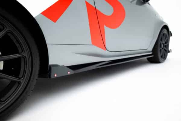 MAXTON DESIGN - Lišty pod bočné prahy + Splitre Toyota GR Yaris Mk4 Facelift, Čierny lesk – Obrázok 5