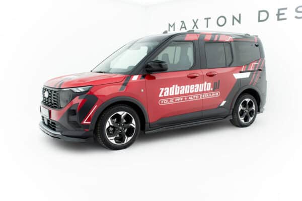 MAXTON DESIGN - Lišty pod bočné prahy Ford Tourneo Courier Mk2, Čierny lesk – Obrázok 2