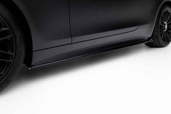 MAXTON DESIGN - Lišty pod bočné prahy Mercedes-AMG SL 63 R232, Čierny lesk – Obrázok 2