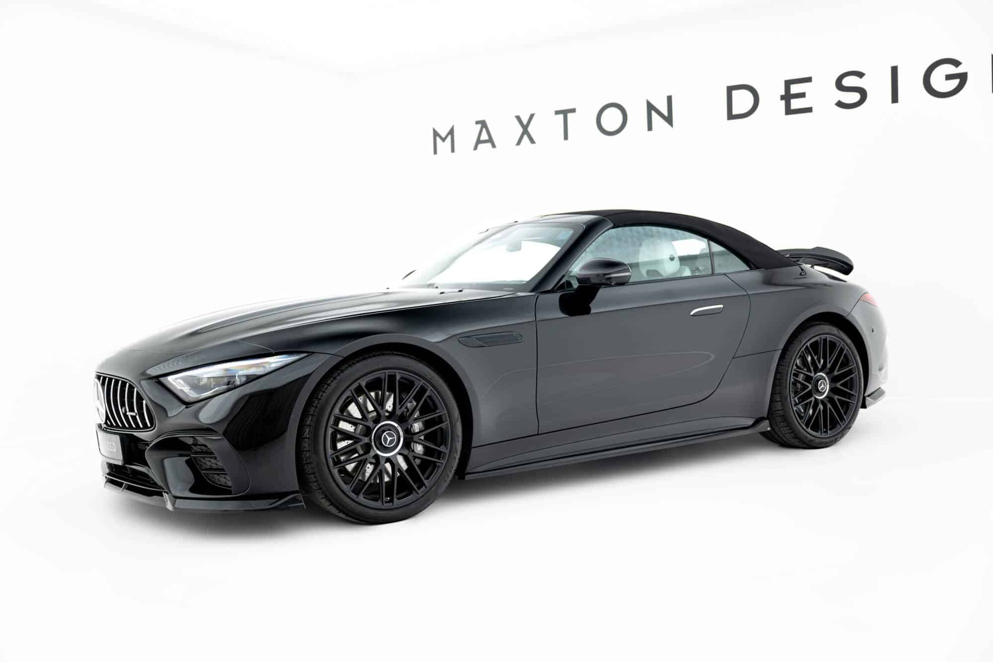 MAXTON DESIGN - Lišty pod bočné prahy Mercedes-AMG SL 63 R232, Čierny lesk – Obrázok 6