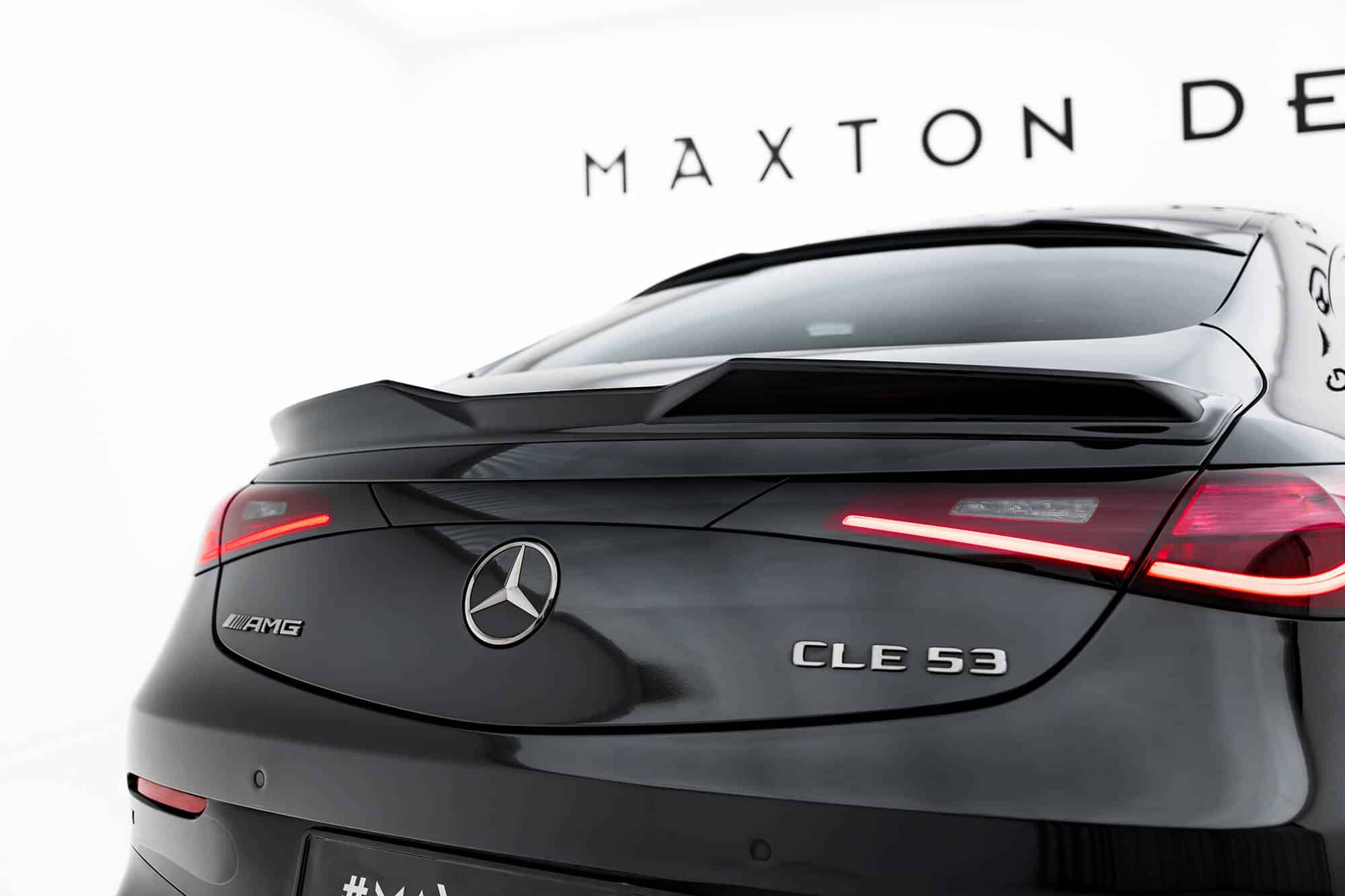 MAXTON DESIGN - Spojler kufra 3D Mercedes-AMG CLE 53 C236, Čierny lesk – Obrázok 2