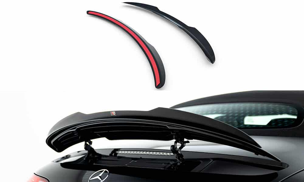 MAXTON DESIGN - Predlženie spoilera Mercedes-AMG SL 63 R232, Čierny lesk