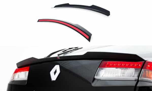 MAXTON DESIGN - Spojler kufra Renault Laguna Hatchback GT Mk3, Čierny lesk