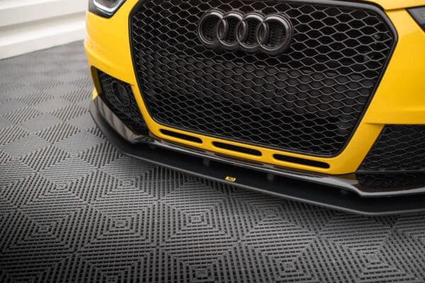 MAXTON DESIGN - Street Pro Spojler pod predný nárazník Audi RS4 B8, Čierna Matná – Obrázok 6