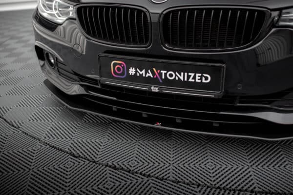 MAXTON DESIGN - Street Pro Spojler pod predný nárazník vhodné pre BMW 4 Gran Coupe F36, Čierna Matná – Obrázok 6