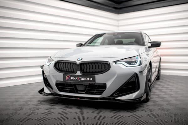 MAXTON DESIGN - Street Pro Spojler pod predný nárazník + splitre vhodné pre BMW 2 Coupe M-Pack / M240i G42, Čierna Matná – Obrázok 6