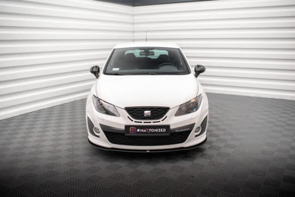 MAXTON DESIGN - Street Pro Spojler pod predný nárazník Seat Ibiza Cupra Sport Coupe Mk4, Čierna Matná – Obrázok 2