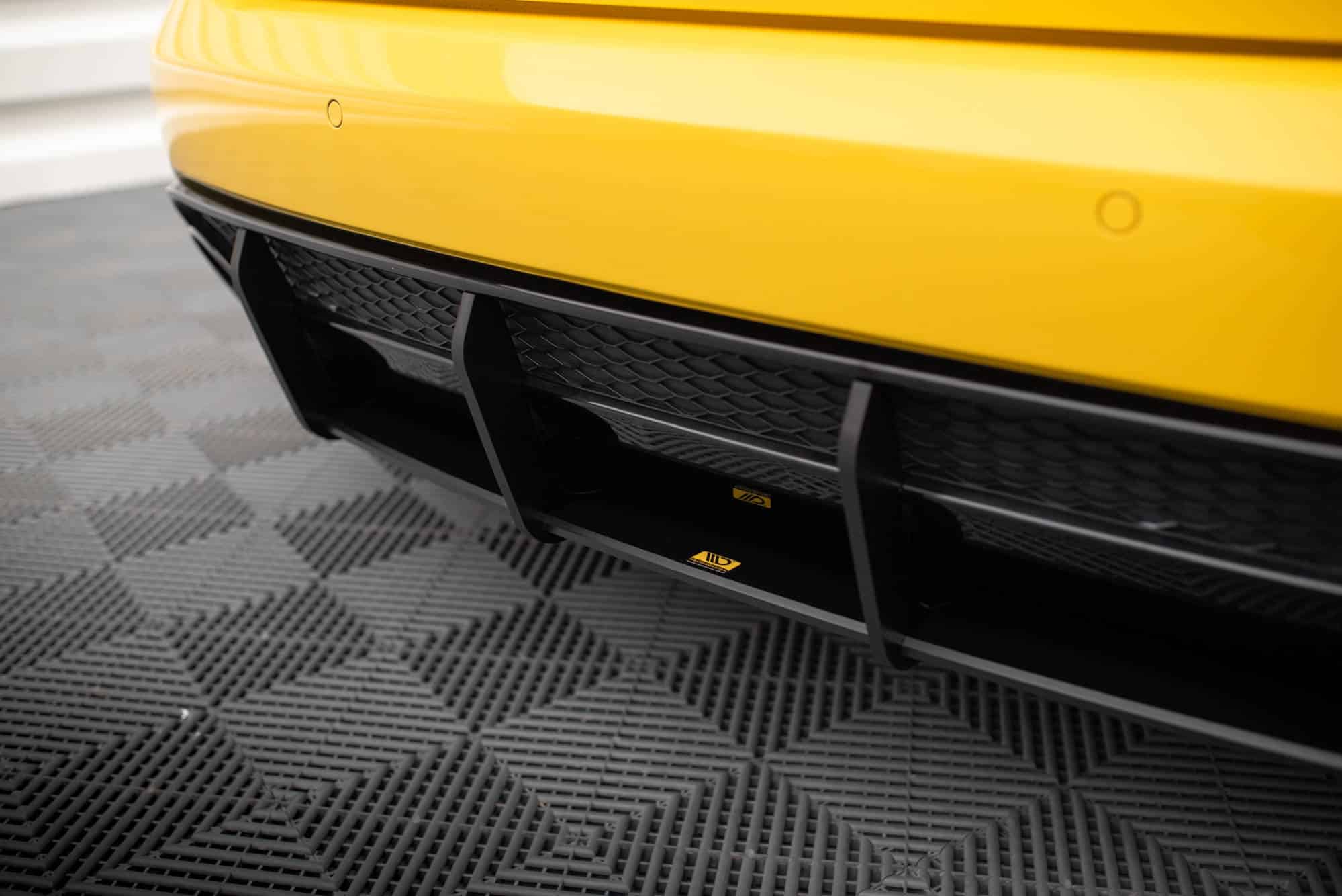 MAXTON DESIGN - Street Pro Difúzor zadného nárazníka Audi RS4 B8, Čierna Matná – Obrázok 5
