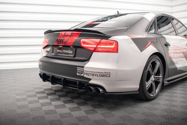 MAXTON DESIGN - Street Pro Difúzor zadného nárazníka Audi S8 D4, Čierna Matná – Obrázok 6