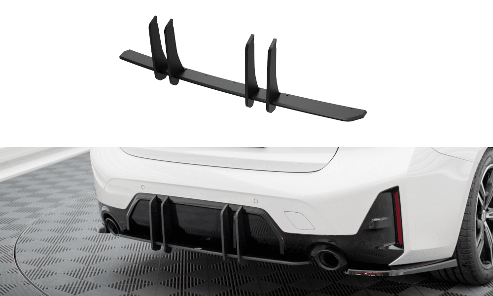 MAXTON DESIGN - Street Pro Difúzor zadného nárazníka vhodné pre BMW 3 M-Pack G20 / G21 Facelift, Čierna Matná