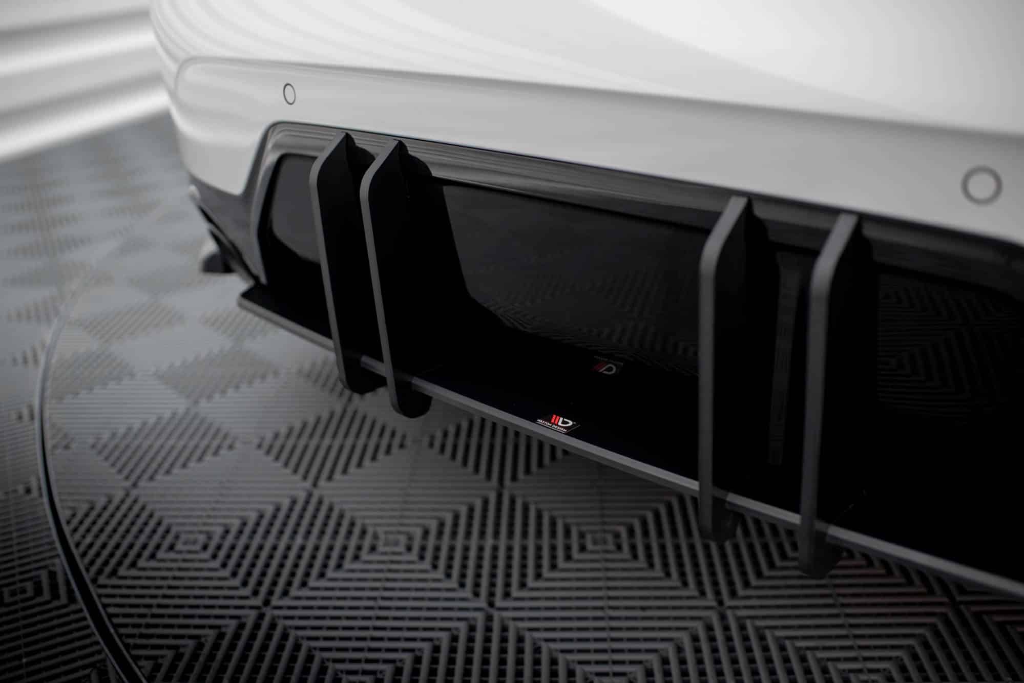 MAXTON DESIGN - Street Pro Difúzor zadného nárazníka vhodné pre BMW 3 M-Pack G20 / G21 Facelift, Čierna Matná – Obrázok 6