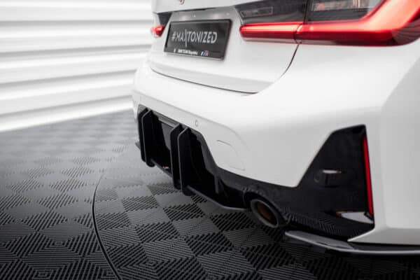 MAXTON DESIGN - Street Pro Difúzor zadného nárazníka vhodné pre BMW 3 M-Pack G20 / G21 Facelift, Čierna Matná – Obrázok 5