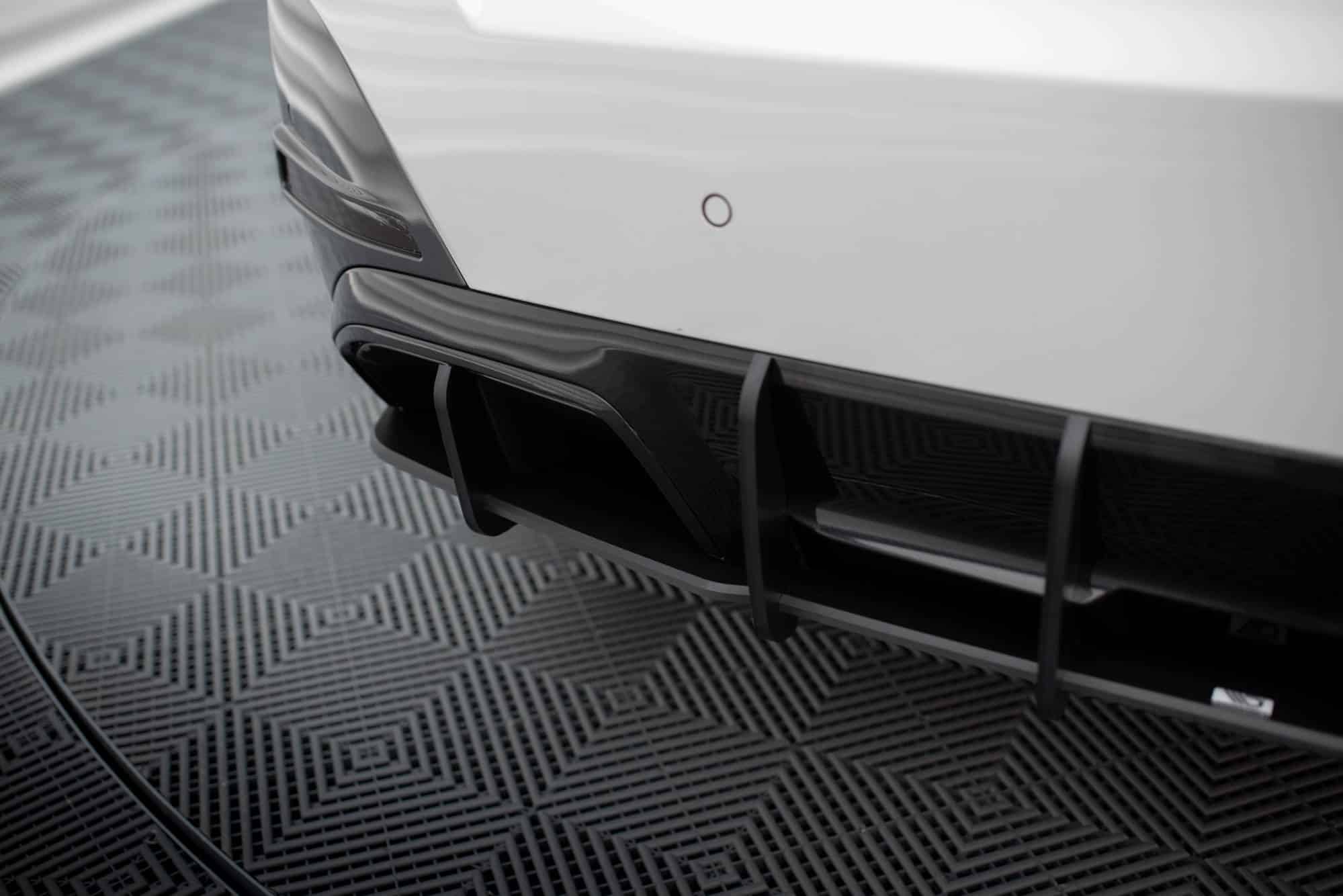 MAXTON DESIGN - Street Pro Difúzor zadného nárazníka vhodné pre BMW i4 M-Pack G26, Čierna Matná – Obrázok 5
