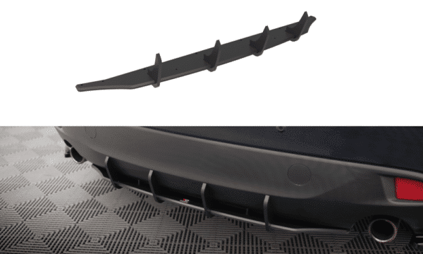 MAXTON DESIGN - Street Pro Difúzor zadného nárazníka  Mazda 3 Mk3, Čierna Matná
