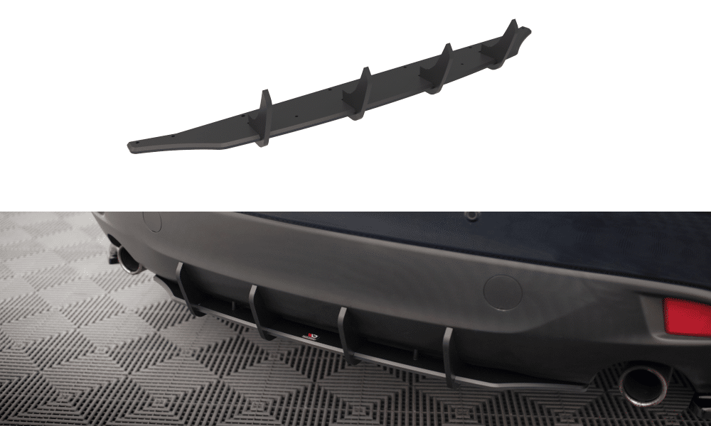 MAXTON DESIGN - Street Pro Difúzor zadného nárazníka Mazda 3 Mk3, Čierna Matná