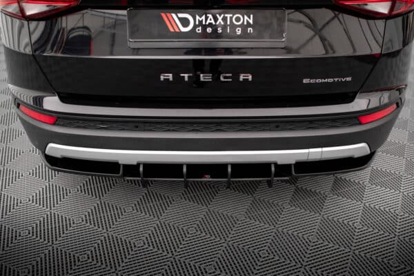 MAXTON DESIGN - Street Pro Difúzor zadného nárazníka Seat Ateca Mk1, Čierna Matná – Obrázok 2