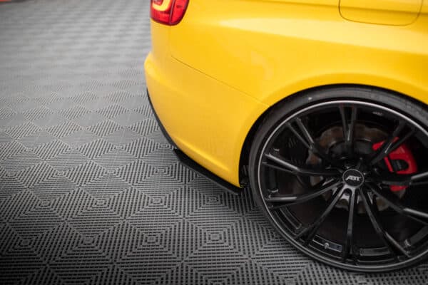 MAXTON DESIGN - Street Pro Bočné spojlere pod zadný nárazník Audi RS4 B8, Čierna Matná – Obrázok 6