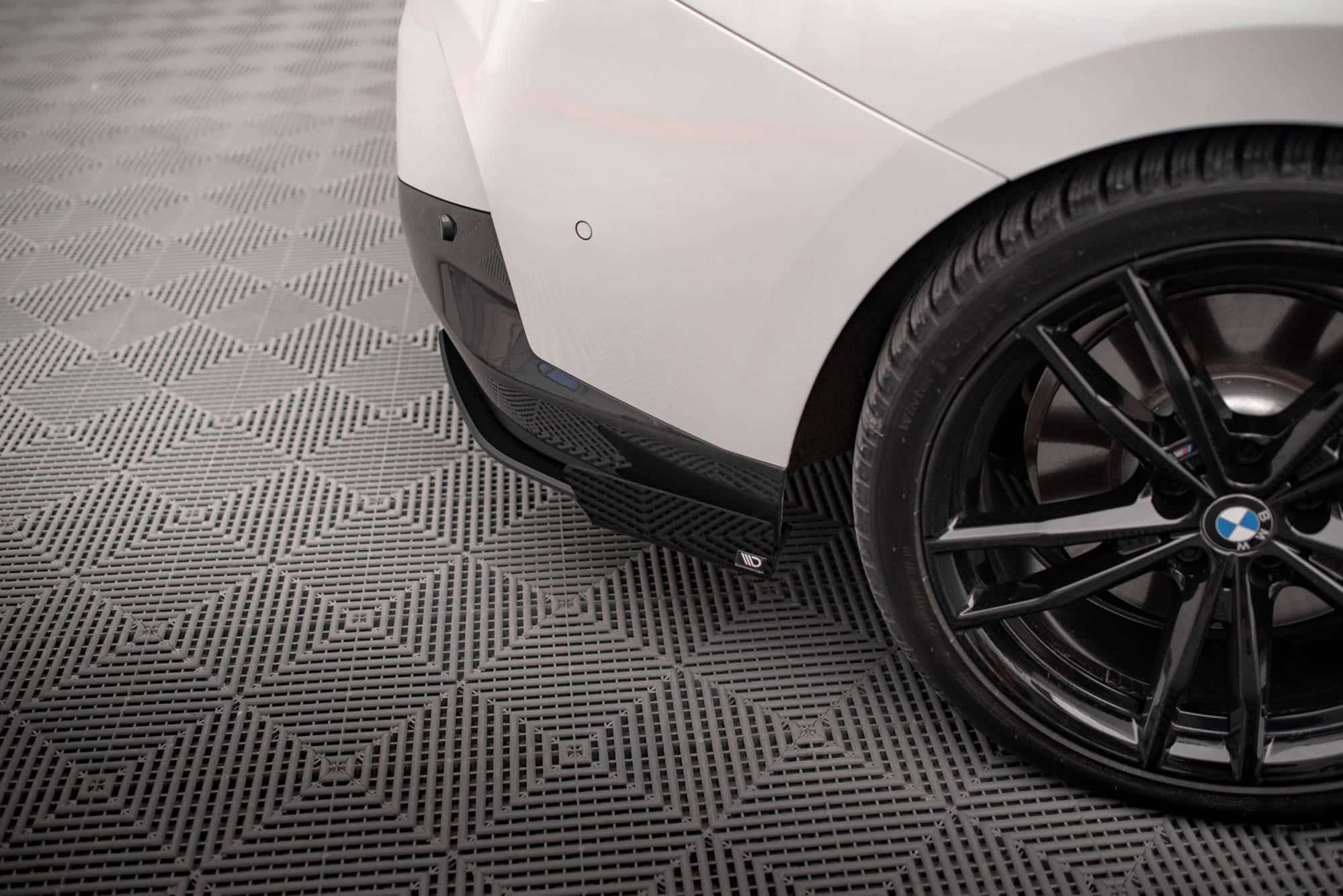 MAXTON DESIGN - Street Pro Bočné spojlere zadného nárazníka + Splitre vhodné pre BMW 2 Coupe M-Pack G42, Čierna Matná – Obrázok 5
