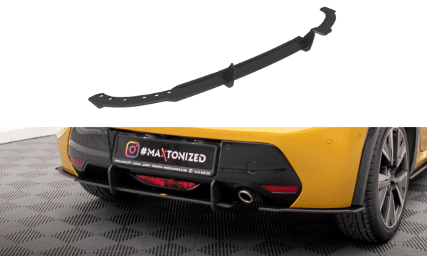 MAXTON DESIGN - Street Pro Spojler pod zadný nárazník Peugeot 208 GT Mk2, Čierna Matná
