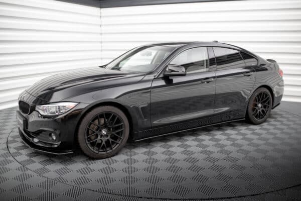 MAXTON DESIGN - Street Pro Lišty pod bočné prahy  vhodné pre BMW 4 Gran Coupe F36, Čierna Matná – Obrázok 6