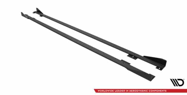 MAXTON DESIGN - Street Pro Lišty pod bočné prahy + splitre vhodné pre BMW 2 Coupe M-Pack / M240i G42, Čierna Matná – Obrázok 3