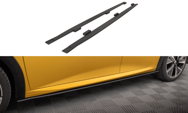 MAXTON DESIGN - Street Pro Lišty pod bočné prahy Peugeot 208 GT Mk2, Čierna Matná
