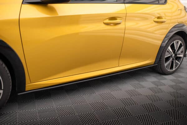 MAXTON DESIGN - Street Pro Lišty pod bočné prahy Peugeot 208 GT Mk2, Čierna Matná – Obrázok 2