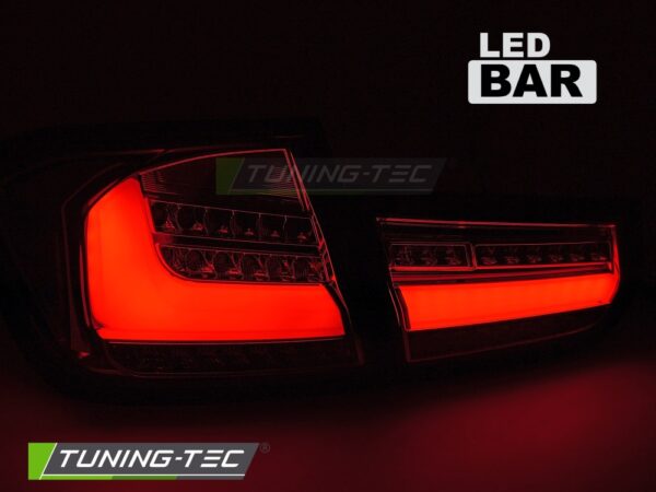 LED BAR TAIL LIGHTS RED SMOKE SEQ fits BMW F30 11-15 – Obrázok 2