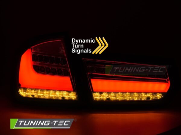 LED BAR TAIL LIGHTS RED SMOKE SEQ fits BMW F30 11-15 – Obrázok 3