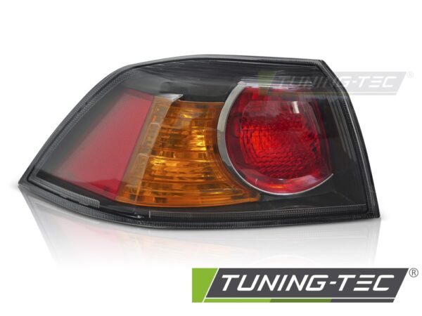 TAIL LIGHT BLACK LEFT SIDE TYC fits MITSUBISHI LANCER 4D 08-16