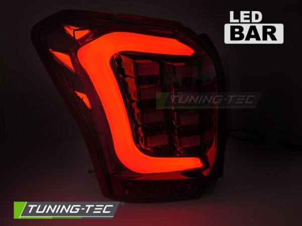 LED BAR TAIL LIGHTS RED SMOKE fits SUBARU FORESTER IV 13-18 – Obrázok 2