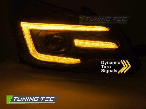 XENON HEADLIGHTS TUBE LIGHT DRL BLACK fits SUBARU FORESTER IV 13-18 – Obrázok 3