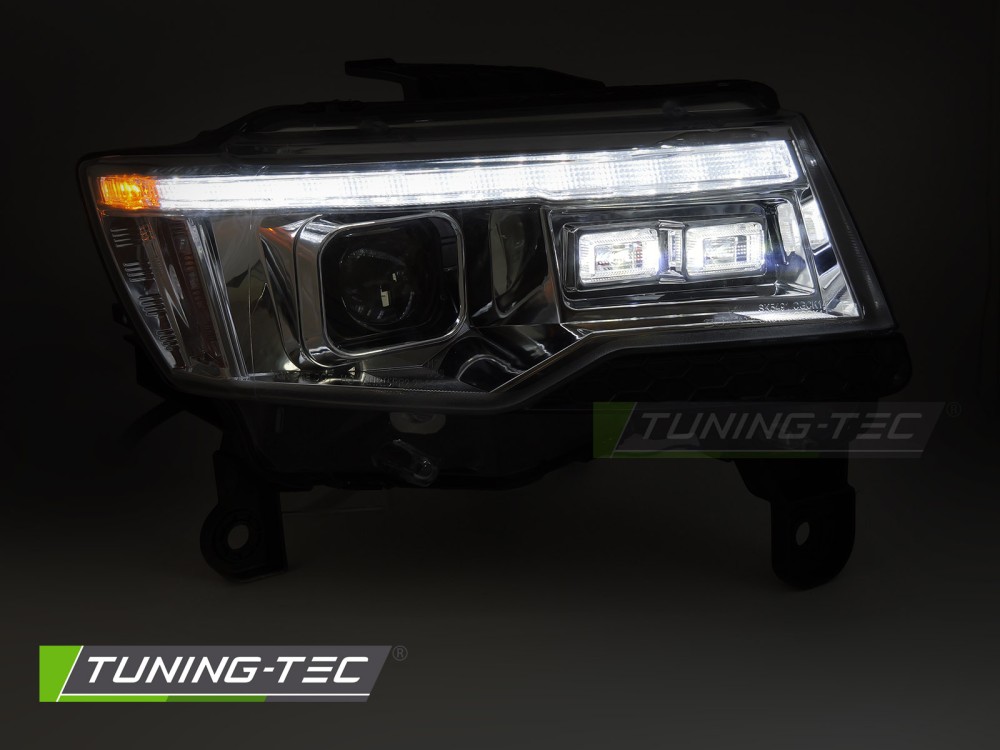CHRYSLER JEEP GRAND CHEROKEE 14-21 CHROME TUBE LIGHT SEQ HID – Obrázok 2