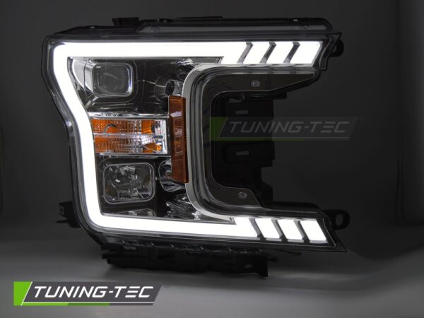 HEADLIGHTS TUBE LIGHT CHROME fits FORD F150 MK13 17-20 – Obrázok 2