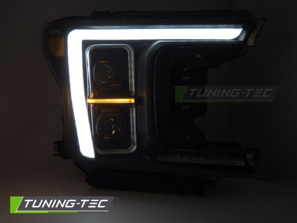 FULL LED HEADLIGHTS BLACK fits FORD F150 MK13 17-20 – Obrázok 2