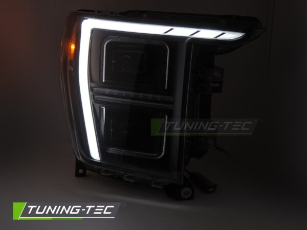 LED HEADLIGHTS TUBE LIGHT BLACK fits FORD F150 MK14 20-23 – Obrázok 2
