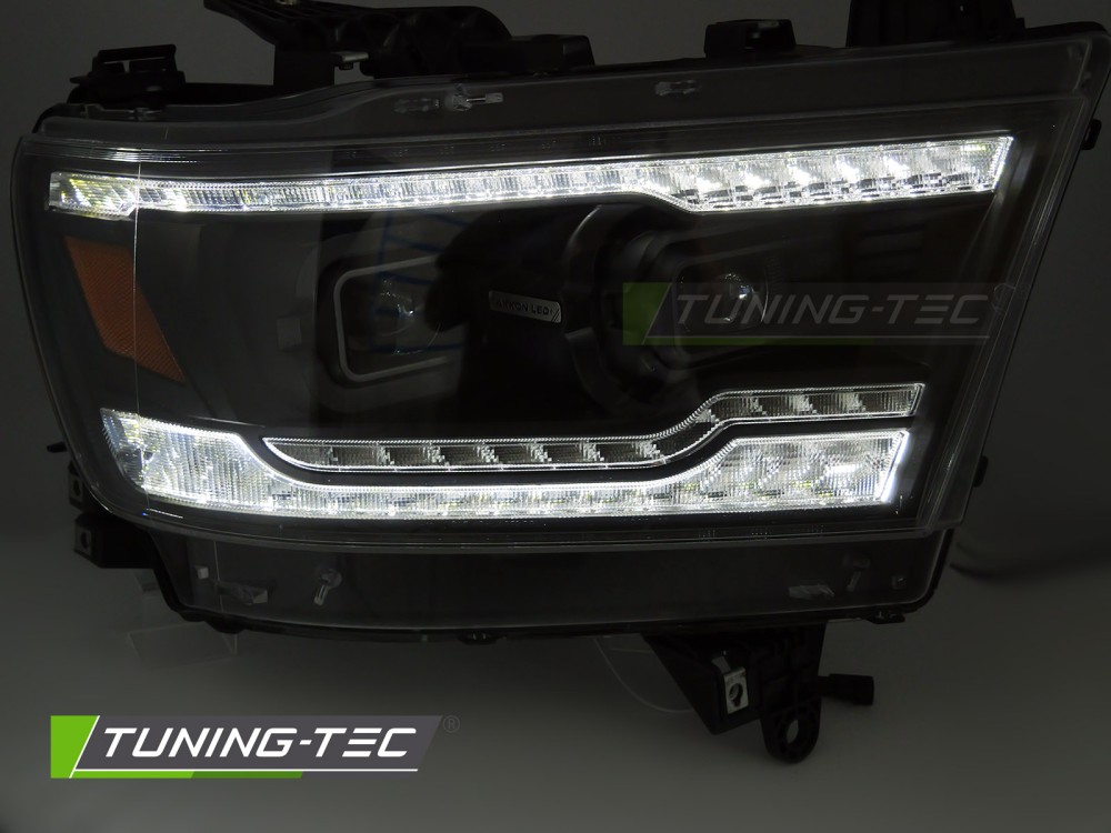 FULL LED HEADLIGHTS BLACK fits DODGE RAM 19-22 – Obrázok 2