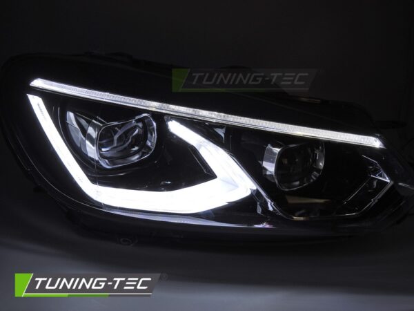 FULL LED HEADLIGHTS BLACK fits VW GOLF 6 08-13 – Obrázok 2