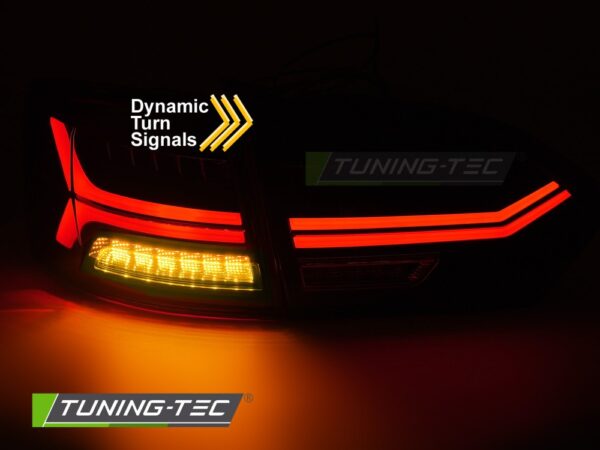 LED BAR TAIL LIGHTS SMOKE fits VW JETTA VI 11-14 – Obrázok 3