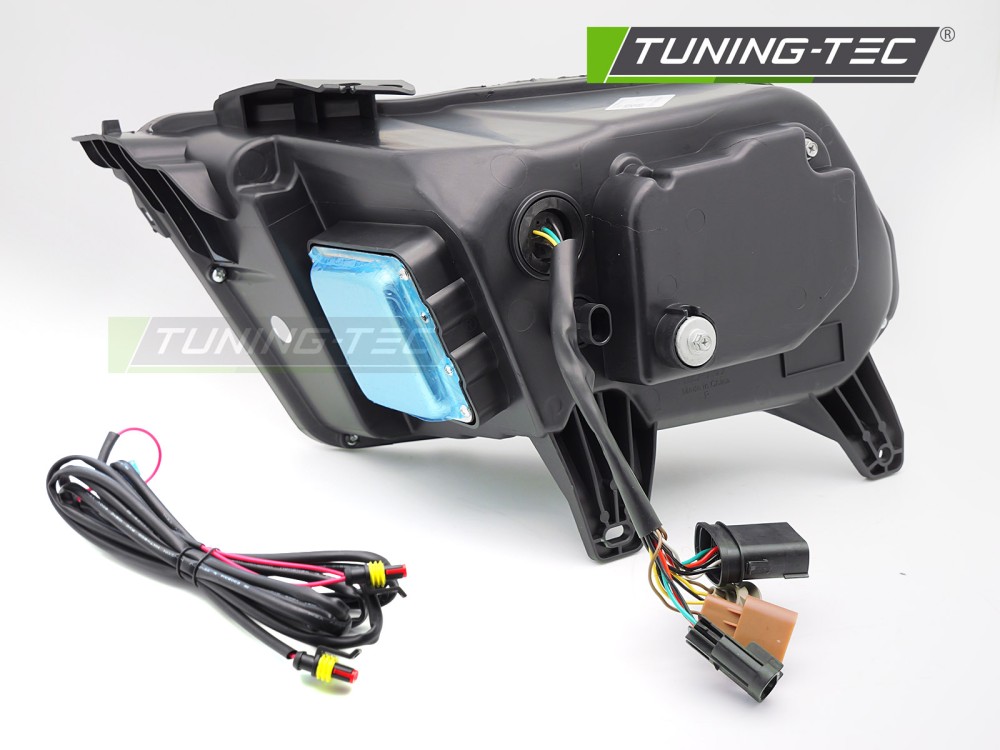 LED HEADLIGHTS BLACK DRL fits FORD MUSTANG 10-13 – Obrázok 4