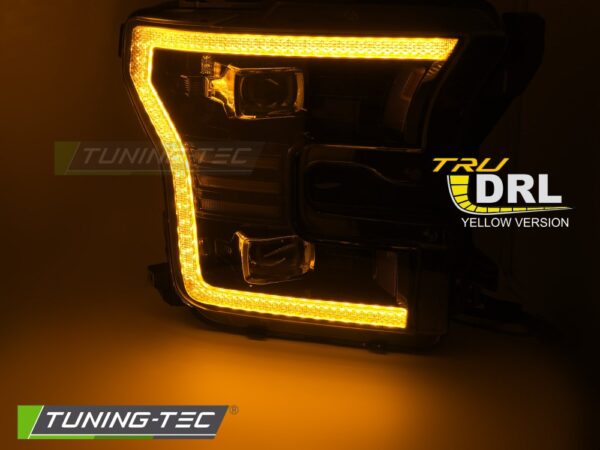 HEADLIGHTS LED BLACK fits FORD F150 MK13 14-17 – Obrázok 2