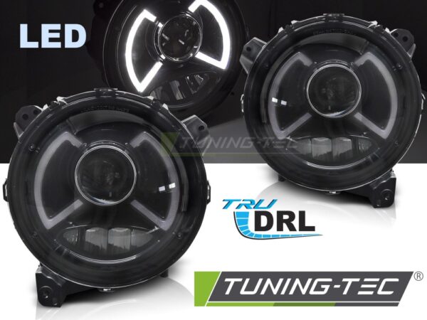 LED HEADLIGHTS DRL fits JEEP WRANGLER JL 18-23